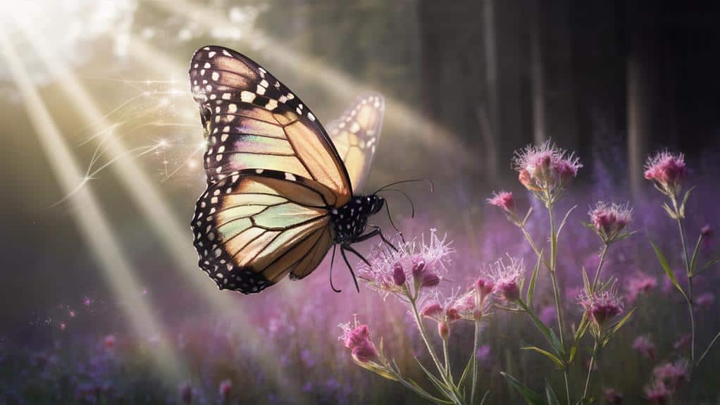 enchanting fluttering wings