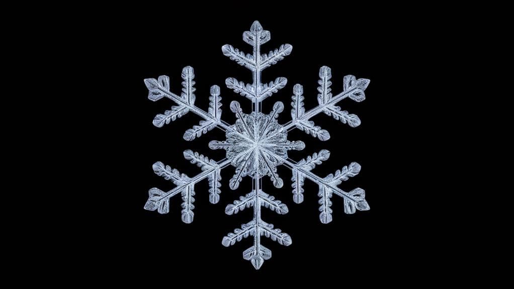 intricate ice crystal design