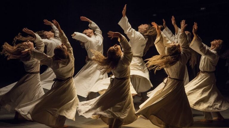 mystical sufi whirling dance