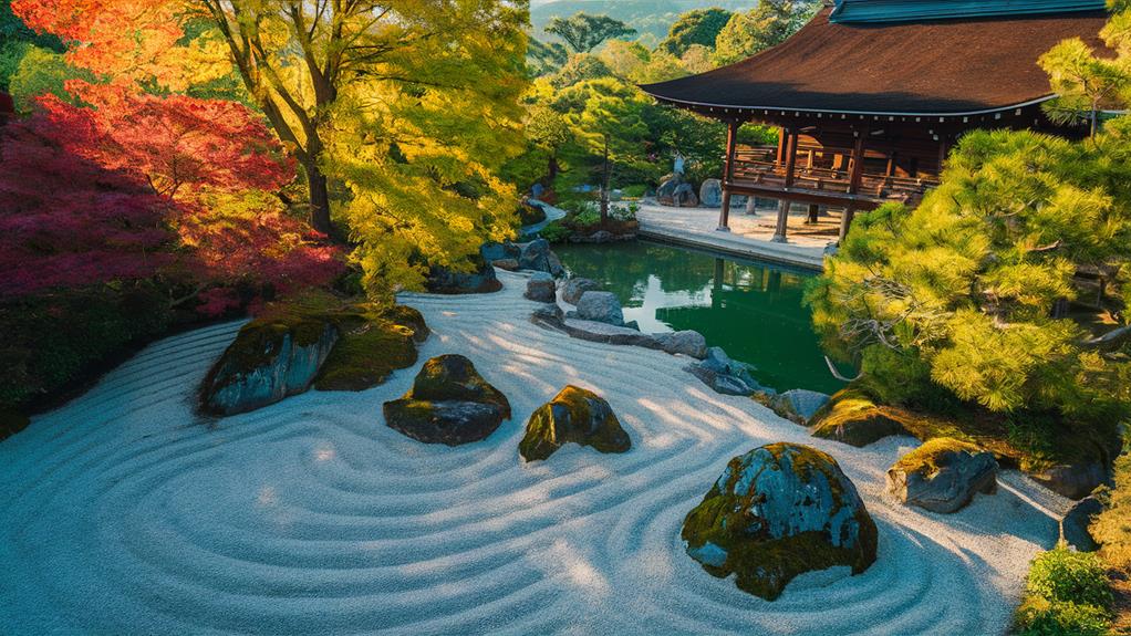 serene zen garden oasis