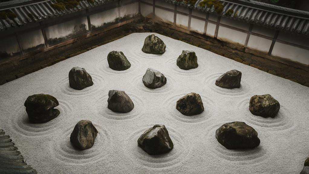 zen garden in kyoto